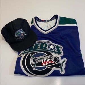 Vintage Houston Aeros hockey jersey
